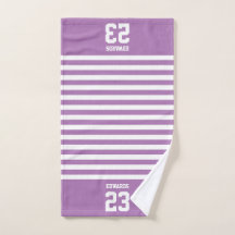 Aangepaste gestreepte sporten genummerd met naam