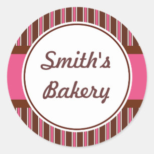 Aangepaste gestripte  Sticker