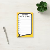 Aangepaste GET IT DONE Takenlijst Stripboek Post-it® Notes (Kantoor)