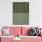 Aangepaste getextureerde mos groen gestrekte canva canvas afdruk (Insitu (Woonkamer))