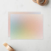 Aangepaste getextureerde Sjabloon Abstract kleurig (Voorkant / Achterkant in situ)