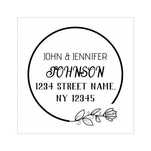 Aangepaste getrouwd paar retour adres rubberen ste rubberstempel (Afrduk)