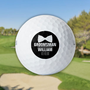 Aangepaste Getuige Bruidsjonker Huwelijk Golfballen