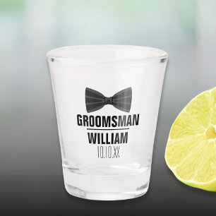 Aangepaste Getuige Bruidsjonker Huwelijk Shot Glas