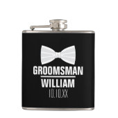 Aangepaste Getuige Bruidsjonker Trouwfeest Heupfles (Voorkant)