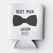 Aangepaste getuige van de bruidegom blikjeskoeler (Voorkant)