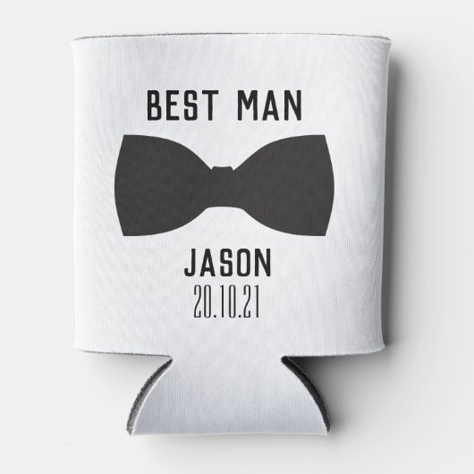 Aangepaste getuige van de bruidegom blikjeskoeler (Voorkant)