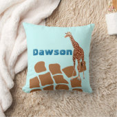 Aangepaste geüpligeerde Giraffe Pillow Kussen (Deken)