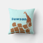 Aangepaste geüpligeerde Giraffe Pillow Kussen (Achterkant)