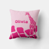 Aangepaste geüpligeerde Giraffe Pillow Kussen (Achterkant)