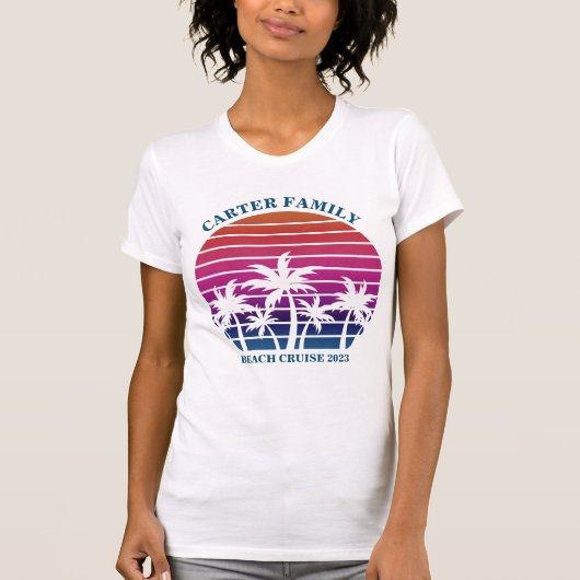 Aangepaste gevaccineerde loopvlakke ronddraaipalm t-shirt (Voorkant)