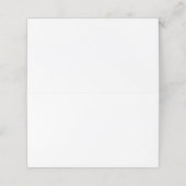 Aangepaste gevouwen afspraakkaart – horizontaal afsprakenkaart (Buitenkant ongevouwen)