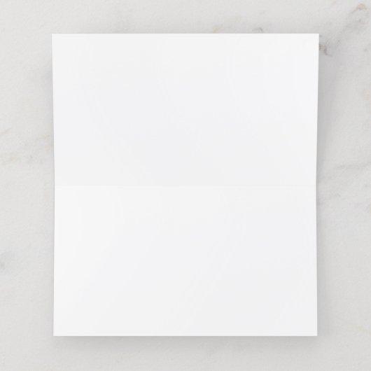 Aangepaste gevouwen afspraakkaart – horizontaal afsprakenkaart (Binnenkant ongevouwen)