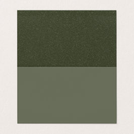 Aangepaste gevouwen Moss Groene Kaart met getextur Visitekaartje