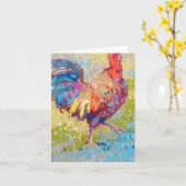 Aangepaste gevouwen notitiekaart (Gele Bloem)