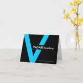 Aangepaste gevouwen notitiekaarten (Gele Bloem)