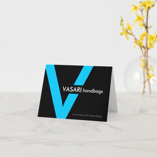 Aangepaste gevouwen notitiekaarten (Gele Bloem)