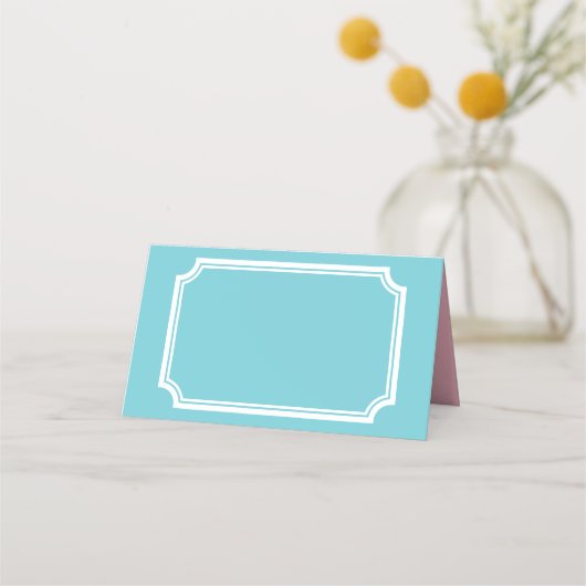 Aangepaste gevouwen plaatskaarten voor huwelijksre plaatskaartje (Voorkant)