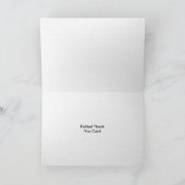 Aangepaste gevouwen Wenskaarten | Alle gelegenhede Bedankkaart (Binnen)