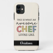 Aangepaste Geweldige Chef-cadeaus | Beste Chef Eve Case-Mate iPhone Case (Achterkant)