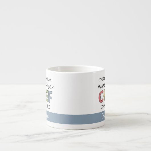 Aangepaste Geweldige Chef-cadeaus | Beste Chef Eve Espresso Kop (Voorkant)