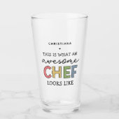 Aangepaste Geweldige Chef-cadeaus | Beste Chef Eve Glas (Voorkant)