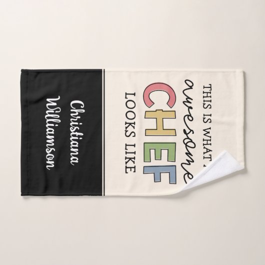 Aangepaste Geweldige Chef-cadeaus | Beste Chef Eve Handdoek (Handdoek)