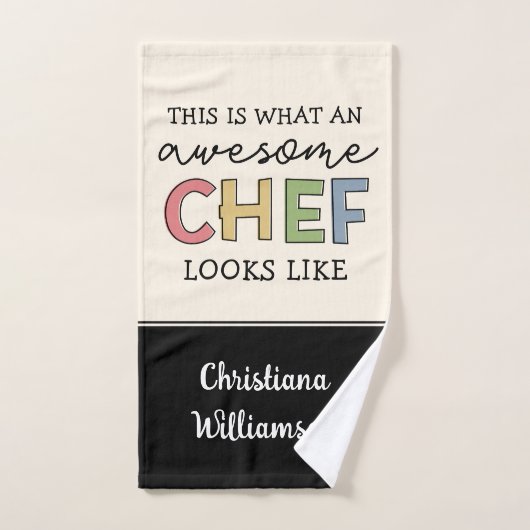 Aangepaste Geweldige Chef-cadeaus | Beste Chef Eve Handdoek (Handdoek)