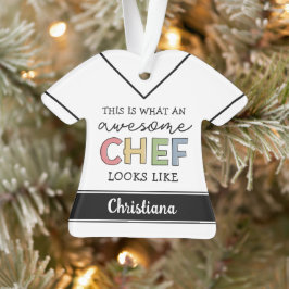 Aangepaste Geweldige Chef-cadeaus | Beste Chef Eve Ornament