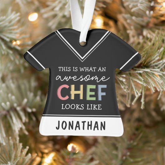 Aangepaste Geweldige Chef-cadeaus | Beste Chef Eve Ornament (Boom)