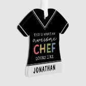 Aangepaste Geweldige Chef-cadeaus | Beste Chef Eve Ornament (voorkant)