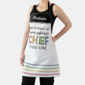 Aangepaste Geweldige Chef-cadeaus | Beste Chef Eve Schort (Insitu)