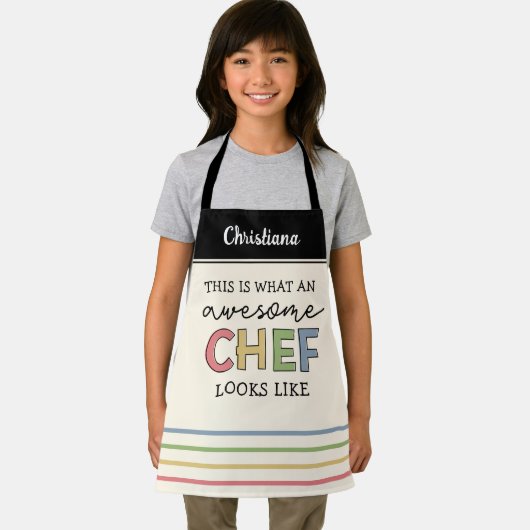 Aangepaste Geweldige Chef-cadeaus | Beste Chef Eve Schort (Insitu)