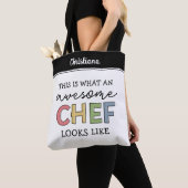 Aangepaste Geweldige Chef-cadeaus | Beste Chef Eve Tote Bag (Dichtbij)
