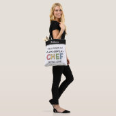 Aangepaste geweldige chef cadeaus | Beste chef ooi Tote Bag (Op model)