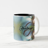 Aangepaste geweldige familiecadeaus tweekleurige koffiemok (Voorkant rechts)