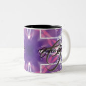 Aangepaste geweldige gezgesgeschenken tweekleurige koffiemok (Voorkant rechts)