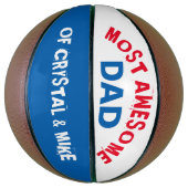 Aangepaste Geweldige moederkool voor vader Mini Basketbal (Verticaal)