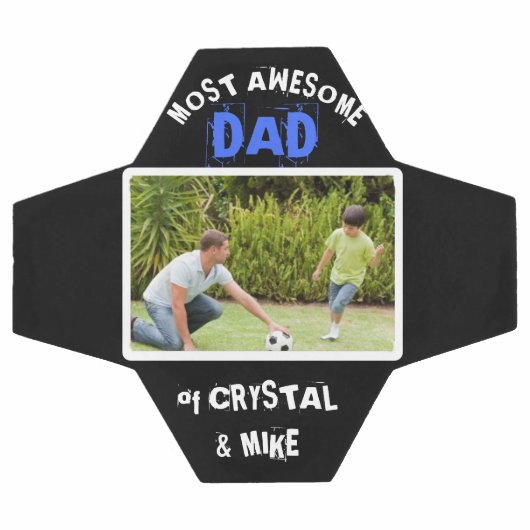 Aangepaste Geweldige ouderfoto van vader Voetbal (Enkel)