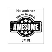 Aangepaste Geweldige taakomschrijving Rubberstempel (Afrduk)