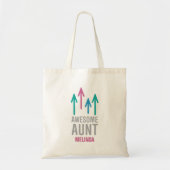 Aangepaste Geweldige tante Tote Bag (Voorkant)