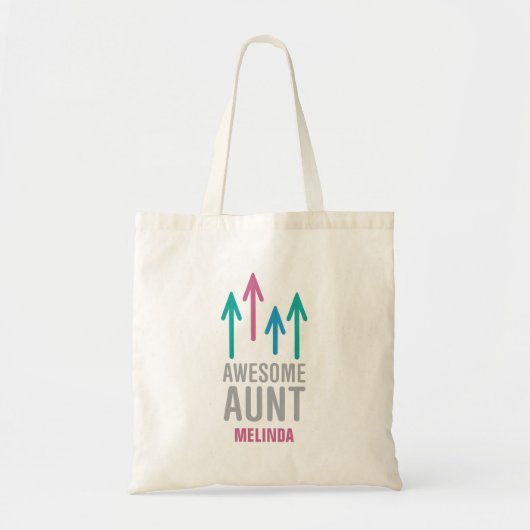 Aangepaste Geweldige tante Tote Bag (Voorkant)