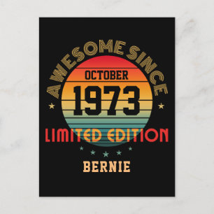 Aangepaste Geweldige Verjaardag Jaar Maand Naam  Briefkaart