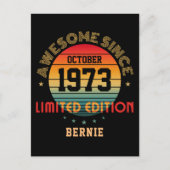 Aangepaste geweldige verjaardag jaar maand naam vi briefkaart (Voorkant)