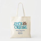 Aangepaste gez cruises vakantie nautisch persoonli tote bag (Voorkant)