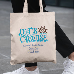 Aangepaste gez cruises vakantie nautisch persoonli tote bag