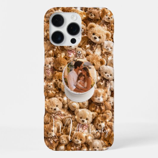 Aangepaste gezagsnaam iPhone 16 Pro Max Hoes c Hoesje (Achterkant)