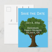 Aangepaste gezamenlijke familiereünie Bewaar de da Aankondigingskaart (Voorkant / Achterkant)