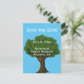 Aangepaste gezamenlijke familiereünie Bewaar de da Aankondigingskaart (Staand voorkant)