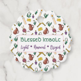 Aangepaste Gezegende Imbolc Licht Vernieuwing Brig Bedankjes Labels
